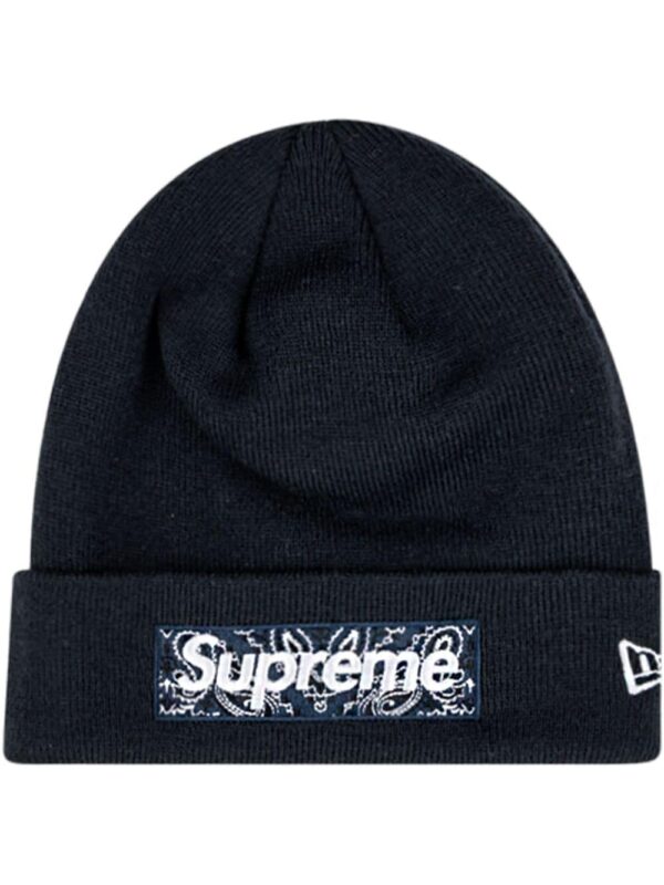 Supreme x New Era Box Logo beanie