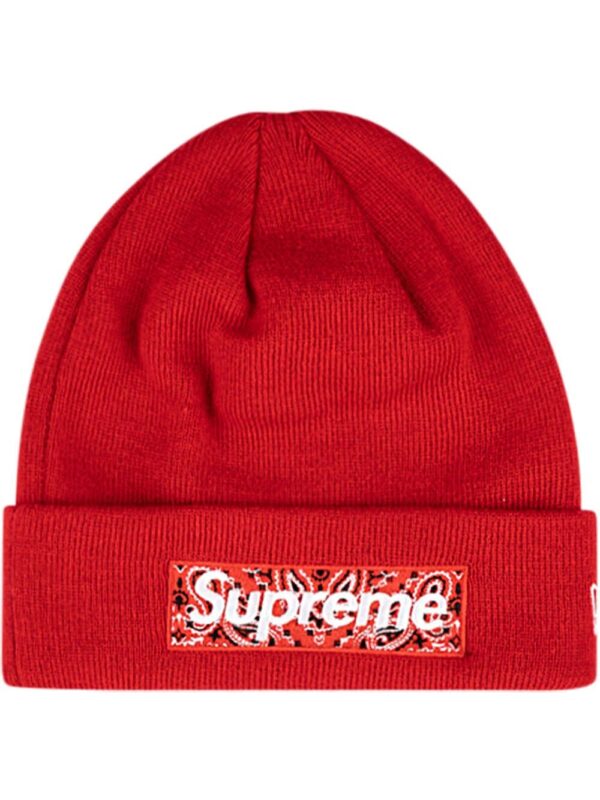 Supreme x New Era Box Logo beanie