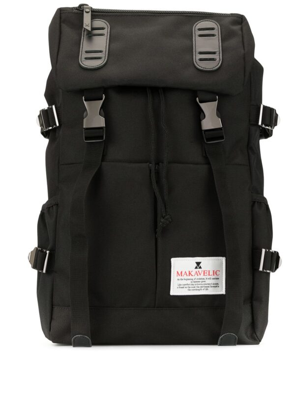 Makavelic Double Belt logo backpack