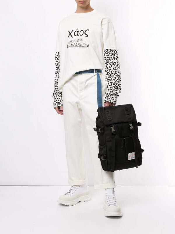 Makavelic Double Belt logo backpack - Image 2