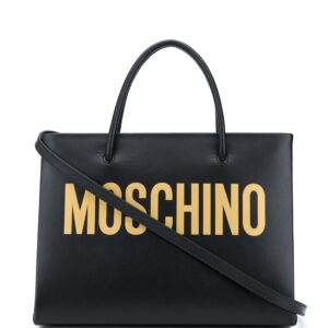 Moschino logo print tote bag
