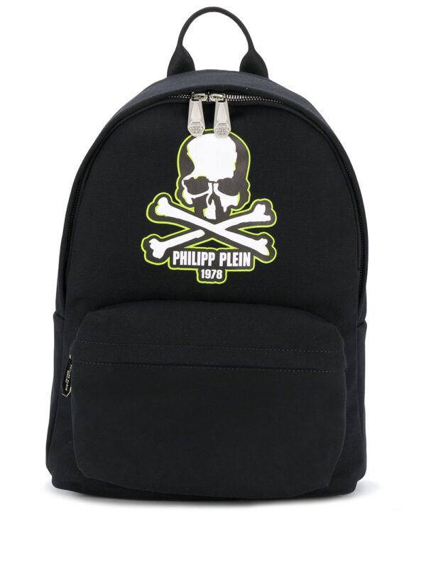 Phillip plein logo print backpack
