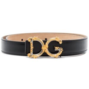 Dolce & Gabbana  baroque DG logo belt