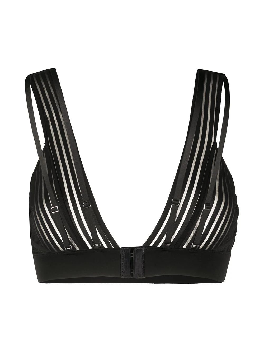 Maison Close striped triangle bra - Image 2