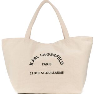 Karl Lagerfeld logo-print tote bag