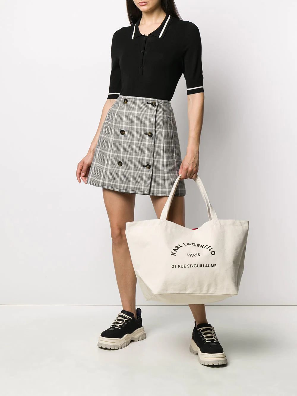 Karl Lagerfeld logo-print tote bag - Image 2