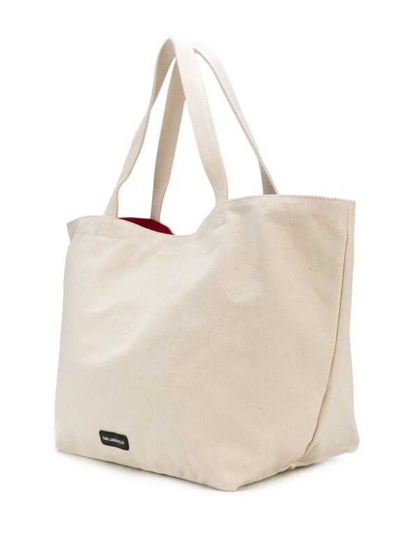Karl Lagerfeld Rue St-Guillaume canvas tote bag - Image 3