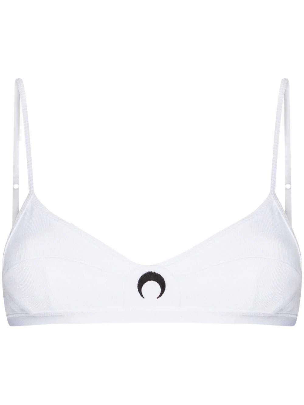Marine Serre logo-print bra