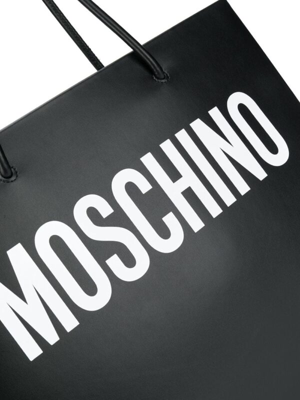 Moschino logo print tote - Image 4