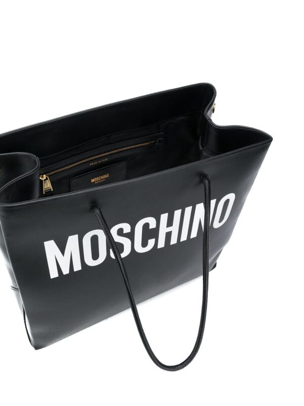 Moschino logo print tote - Image 5