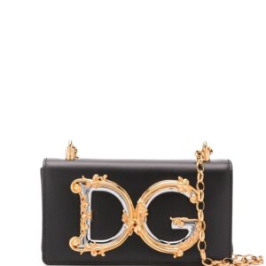 Dolce & Gabbana DG Girls leather phone bag