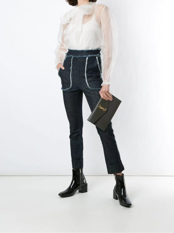 Saint Laurent  medium monogram envelope clutch bag - Image 2