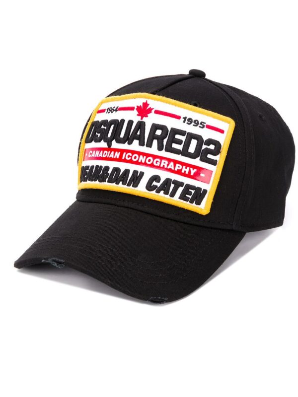 DSQUARED2 DSQ2 logo-patch baseball cap