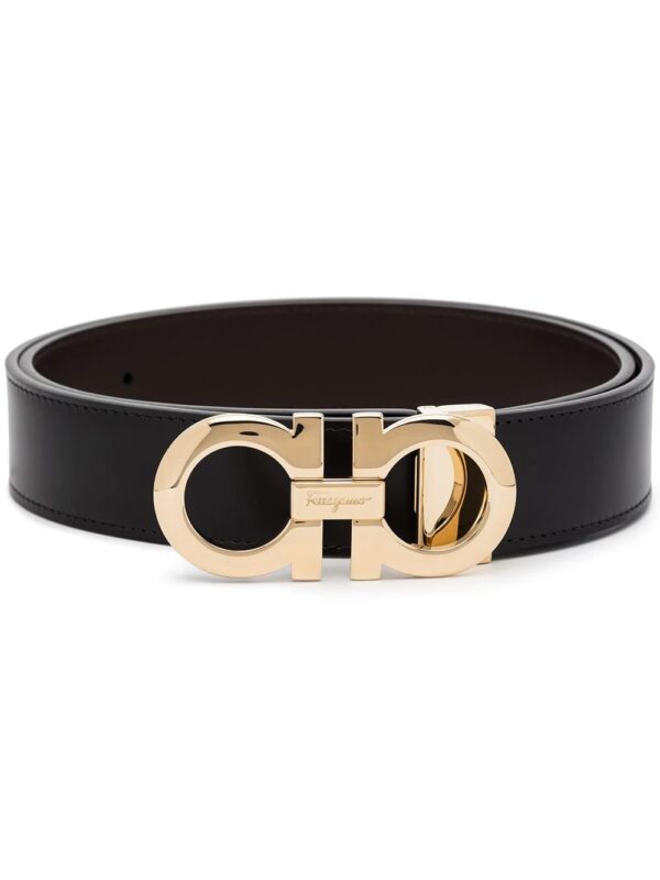 Ferragamo  Gancini reversible belt