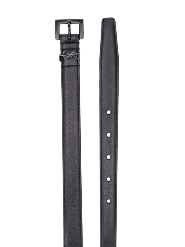 Saint Laurent  Monogramme buckle belt - Image 2