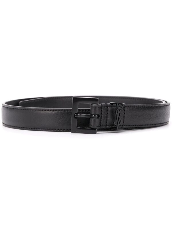 Saint Laurent  Monogramme buckle belt