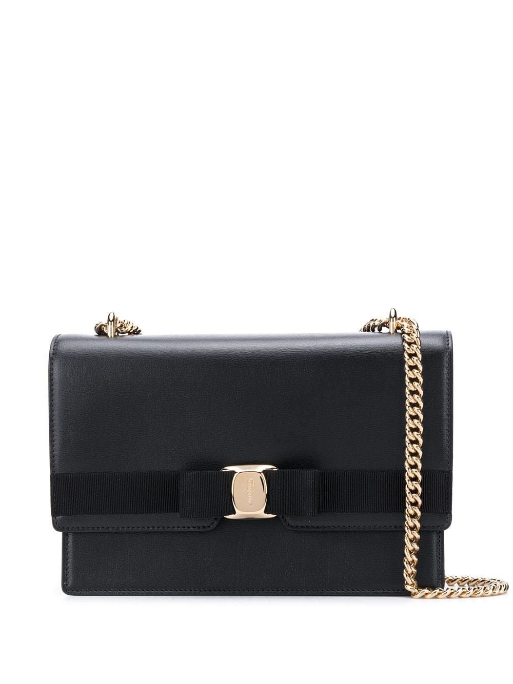 Ferragamo Vara leather shoulder bag
