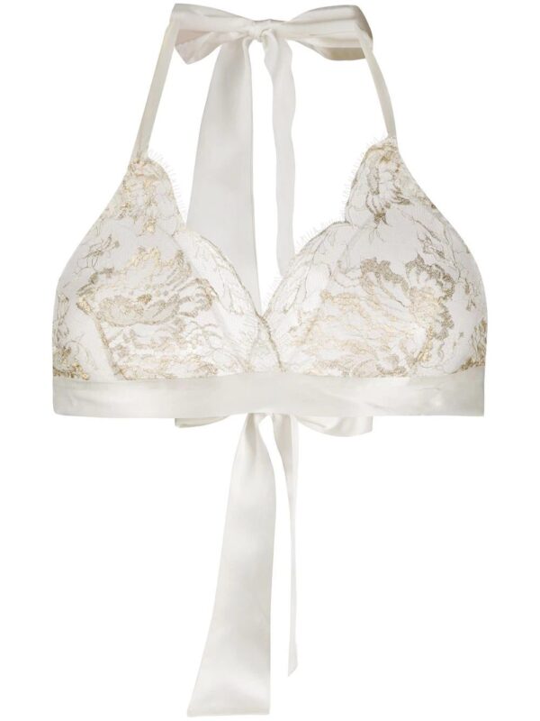 Gilda & Pearl  Reverie lace and satin bra