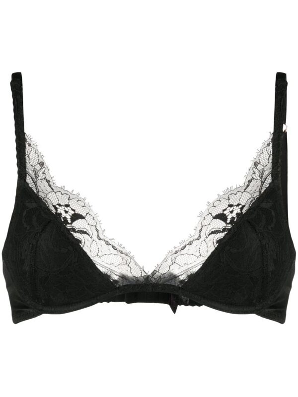 Fleur Of England  lace-embellished plunge bra