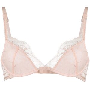 Fleur Of England lace-embellished plunge bra