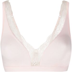 Hanro  lace trim soft cup bra