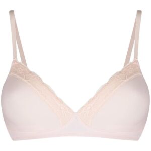 Hanro  lace trim wireless bra