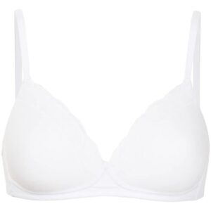 Hanro  lace-detail no-wire bra