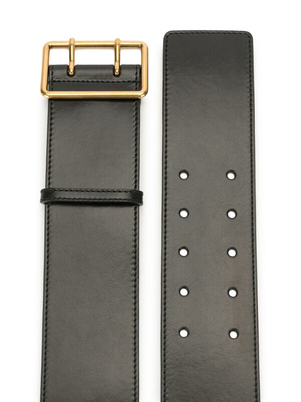 Alexander McQueen  double-buckle wide belt - Image 2