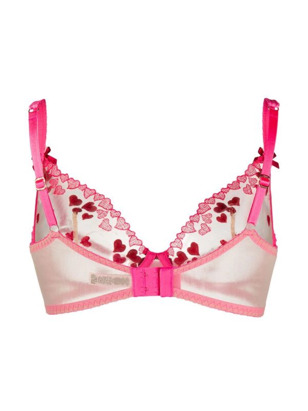 Agent Provocateur  heart-pattern sheer bra - Image 2