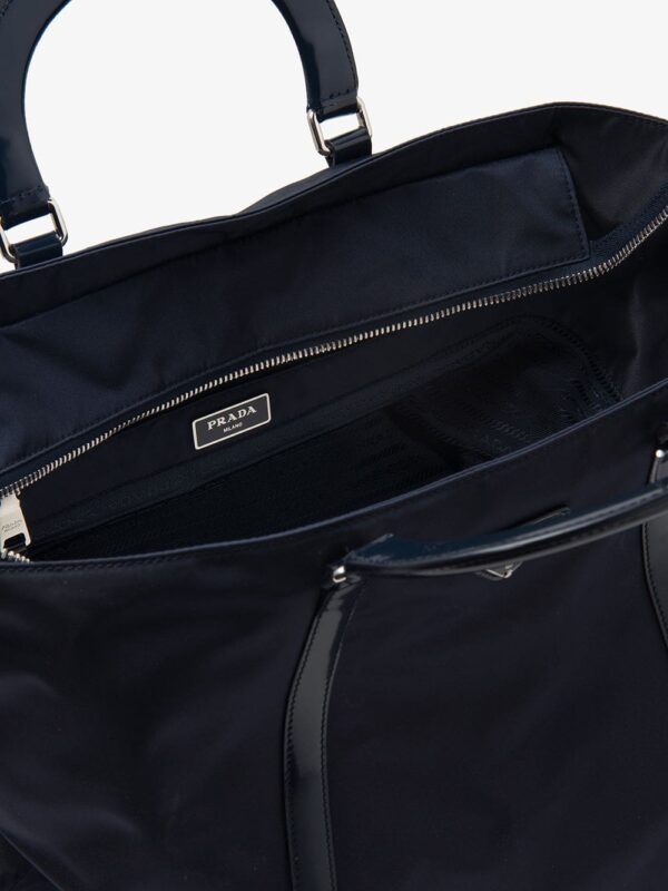 Prada logo plaque tote bag - Image 5