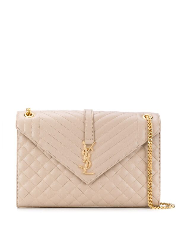 Saint Laurent  Envelope quilted shoulder bag
