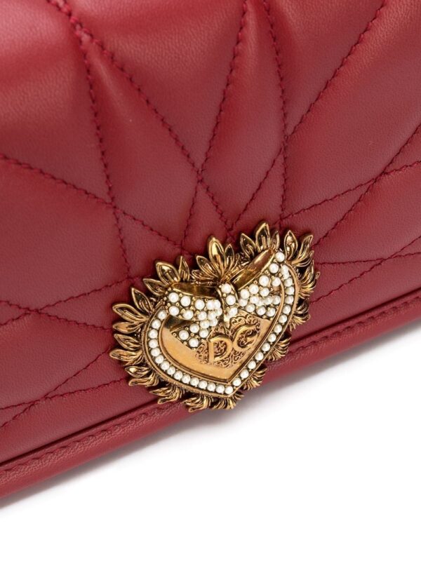 Dolce & Gabbana small Devotion quilted crossbody bag - Image 4