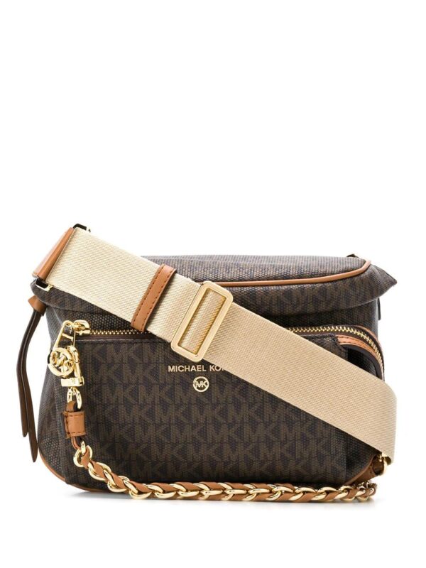Michael Michael Kors  Slater monogram-print crossbody bag