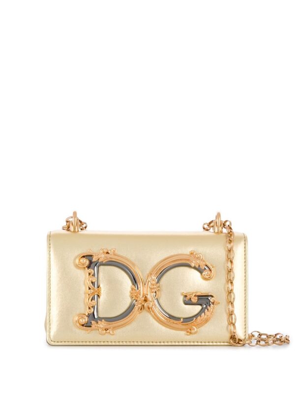 Dolce & Gabbana DG Girls leather phone bag