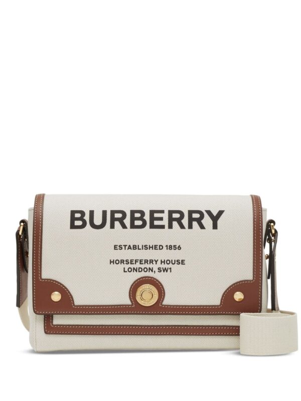 Burberry Horseferry print canvas note shoulder bag