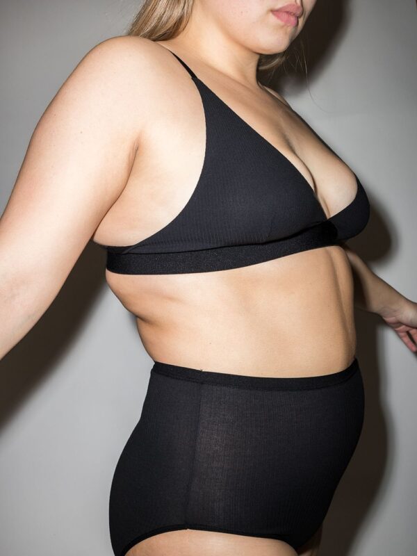 Baserange  ribbed triangle bra - Image 4