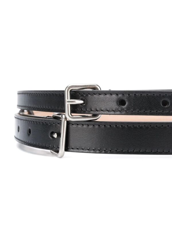 Alexander McQueen  double buckle belt - Image 2
