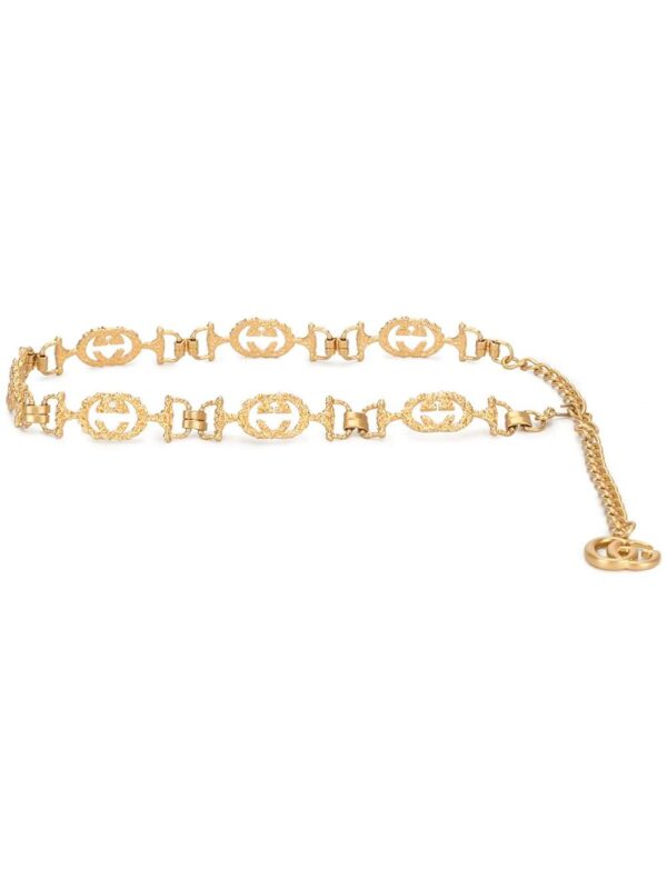Gucci  logo plaque belt