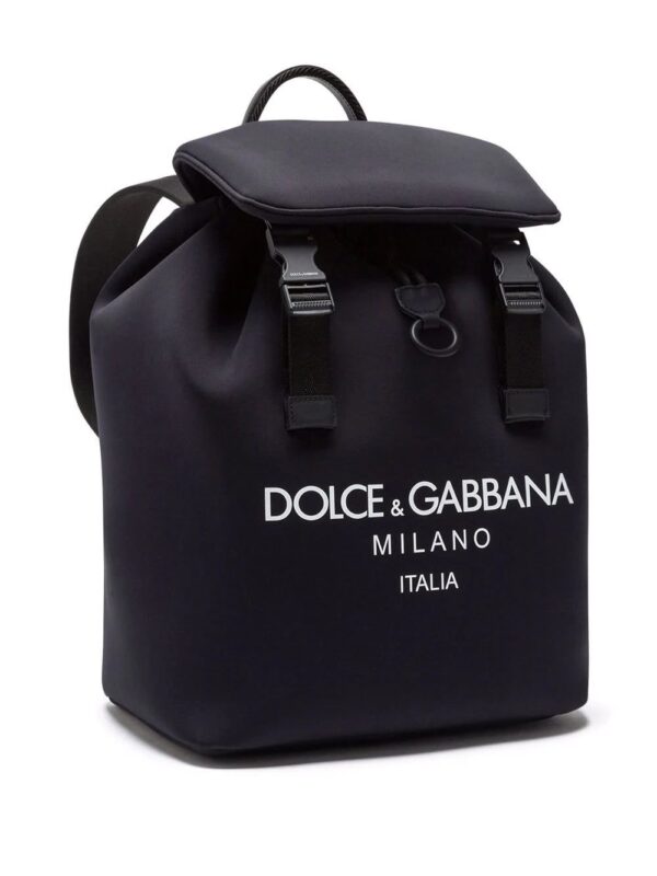 Dolce & gabbana  logo-print neoprene backpack - Image 3