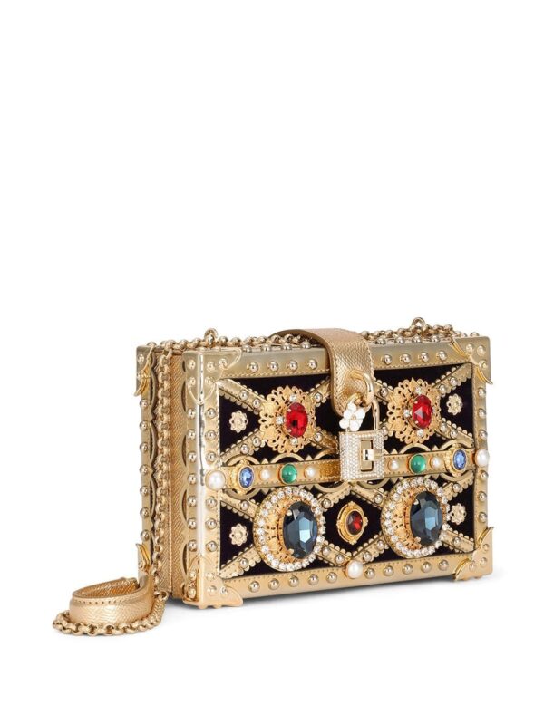Dolce & Gabbana Dolce Box bejewelled top-handle bag - Image 3