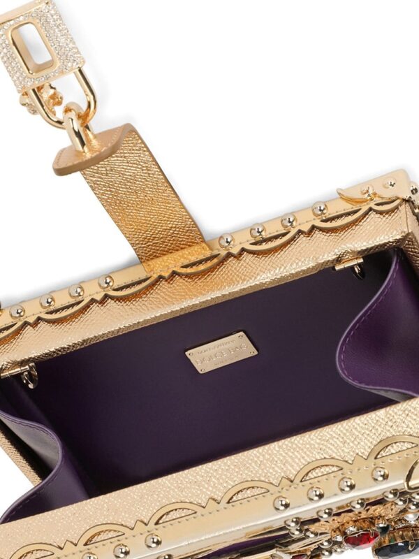 Dolce & Gabbana Dolce Box bejewelled top-handle bag - Image 4