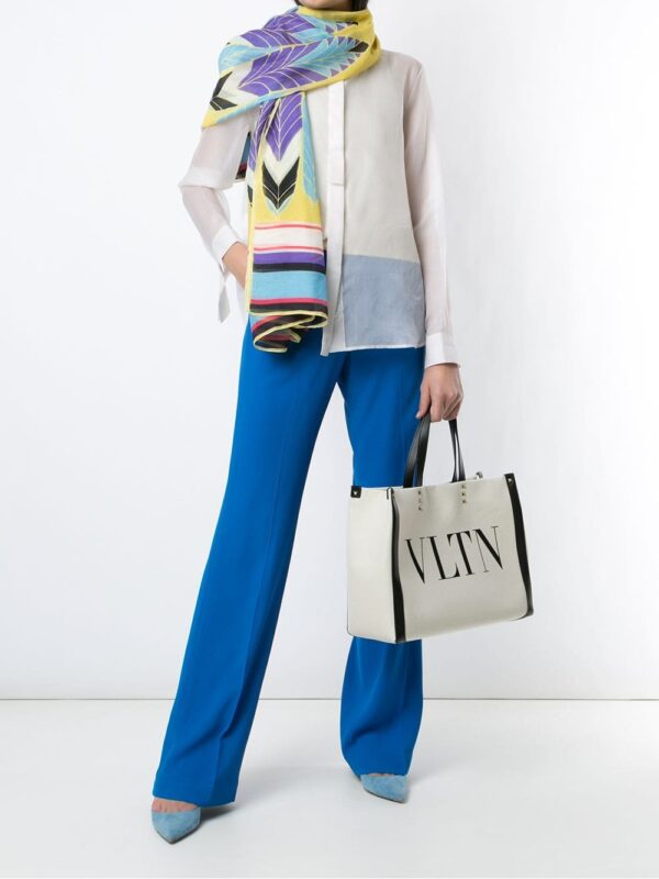 Valentino Garavani VLTN logo canvas tote - Image 2