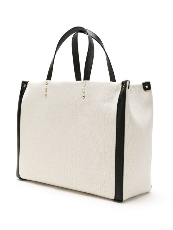 Valentino Garavani VLTN logo canvas tote - Image 3