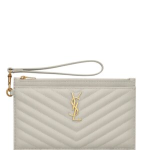 Saint Laurent  monogram quilted clutch bag