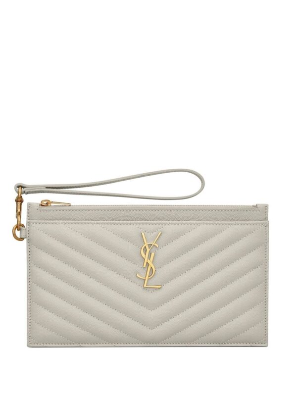 Saint Laurent  monogram quilted clutch bag