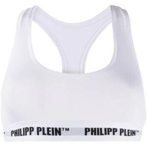 Philipp Plein  logo band sports bra