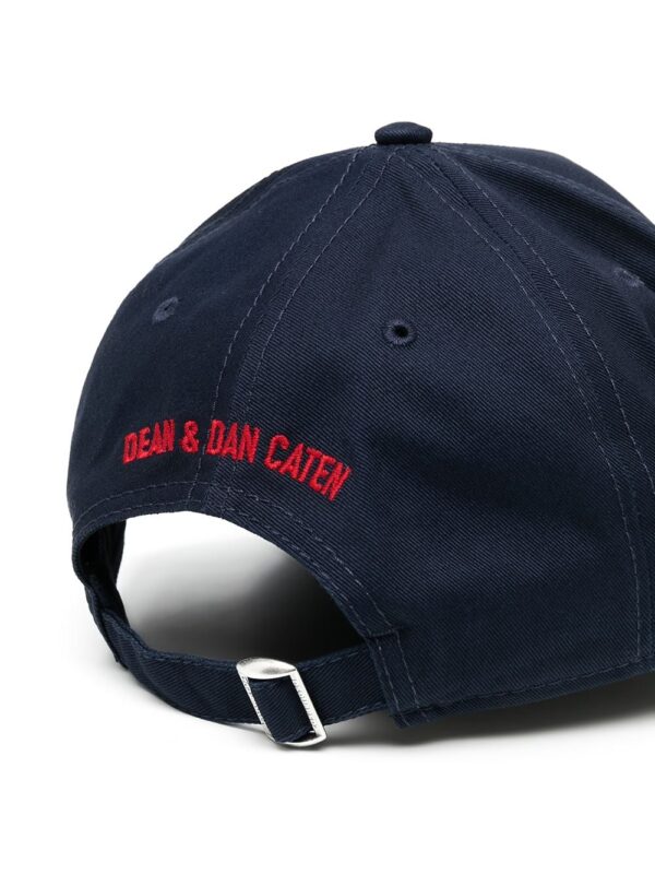 DSQUARED2 logo-patch distressed baseball cap - Image 2