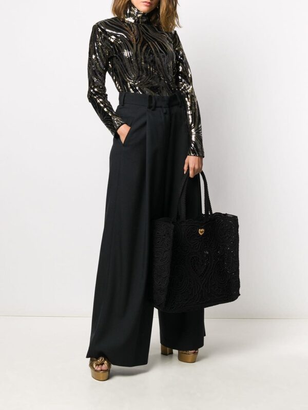 Dolce & Gabbana large Beatrice cordonetto lace tote bag - Image 2
