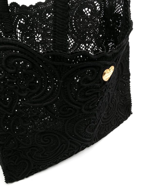 Dolce & Gabbana large Beatrice cordonetto lace tote bag - Image 5