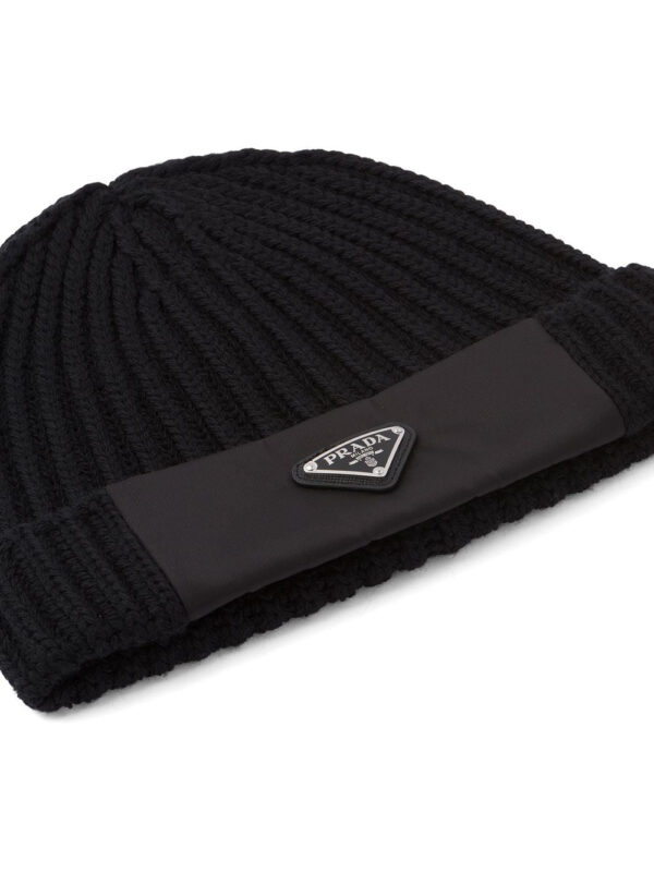 Prada Re-Nylon knitted hat - Image 2
